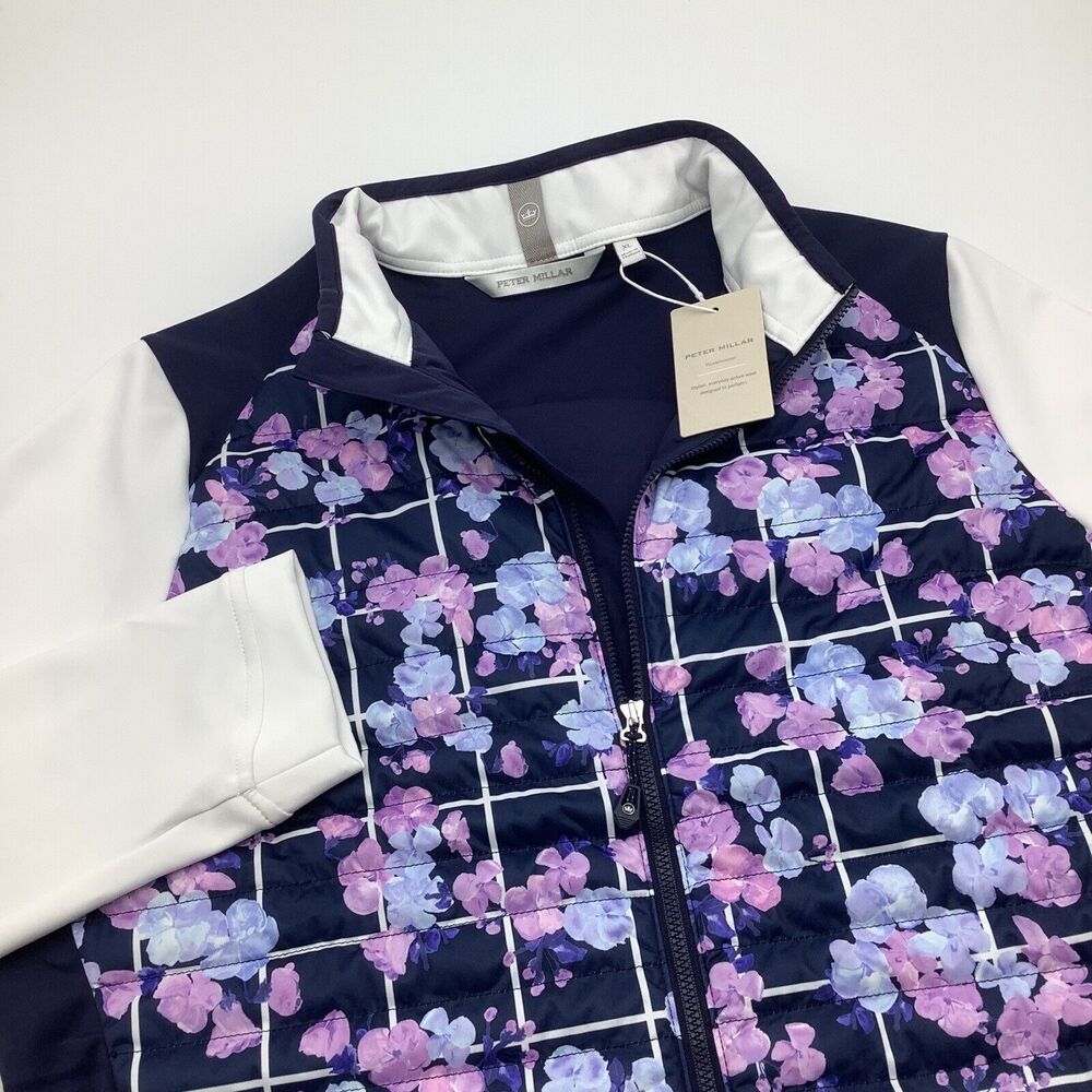 Peter Millar Womens Picnic Floral Merge Hybrid Jacket Size XL NWT‎